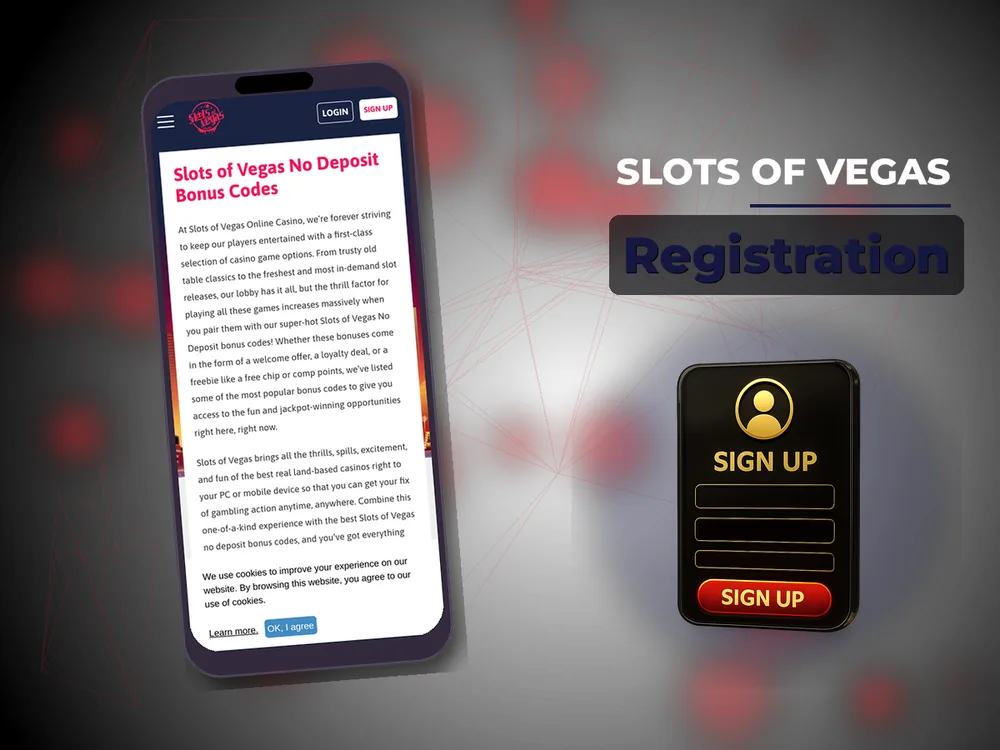 Slots of Vegas - Registration