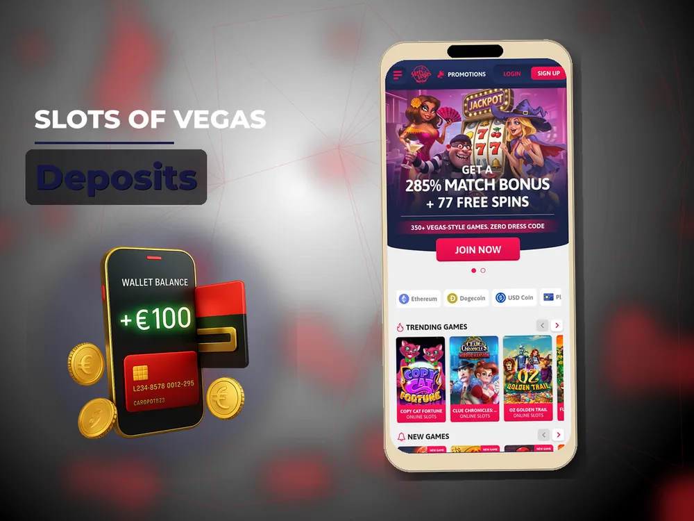 Slots of Vegas - Deposits