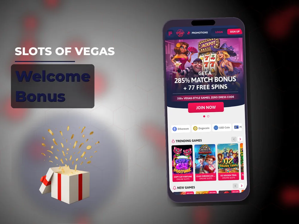 Slots of Vegas - Welcome Bonus
