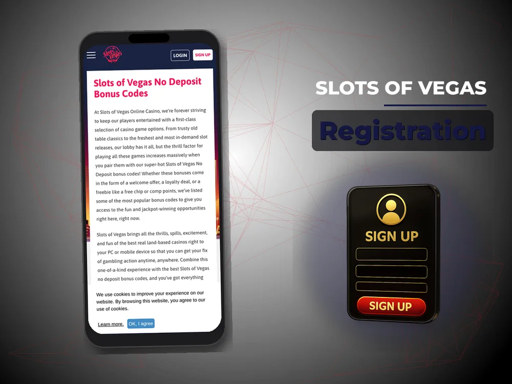 Slots of Vegas - Registration