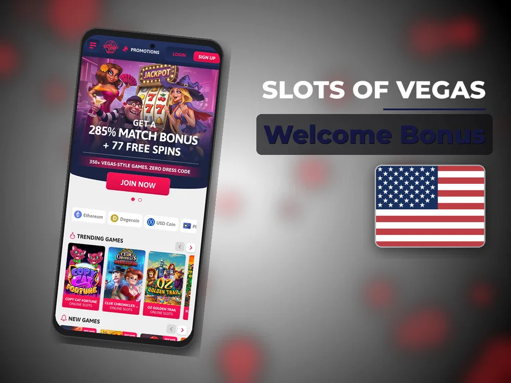 Slots of Vegas - Welcome Bonus