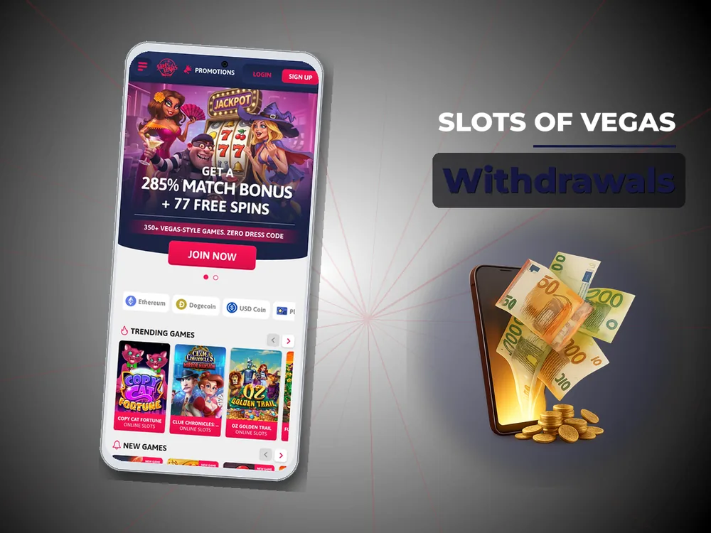 Slots of Vegas - Withdrawals