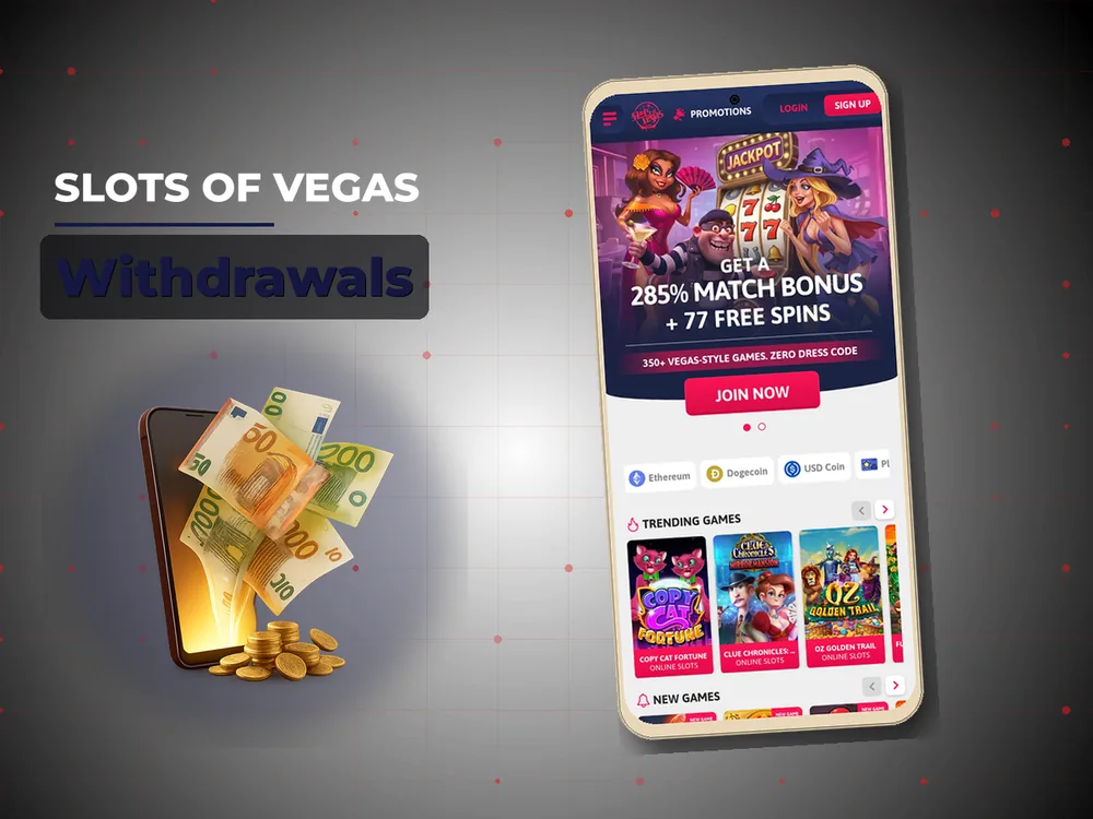 Slots of Vegas - Withdrawals